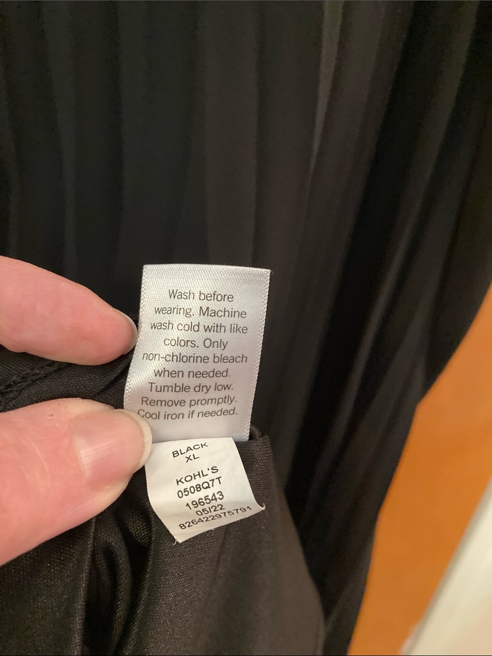 Nine West Black V-Neck Dress with Collar - Picture 6 of 7